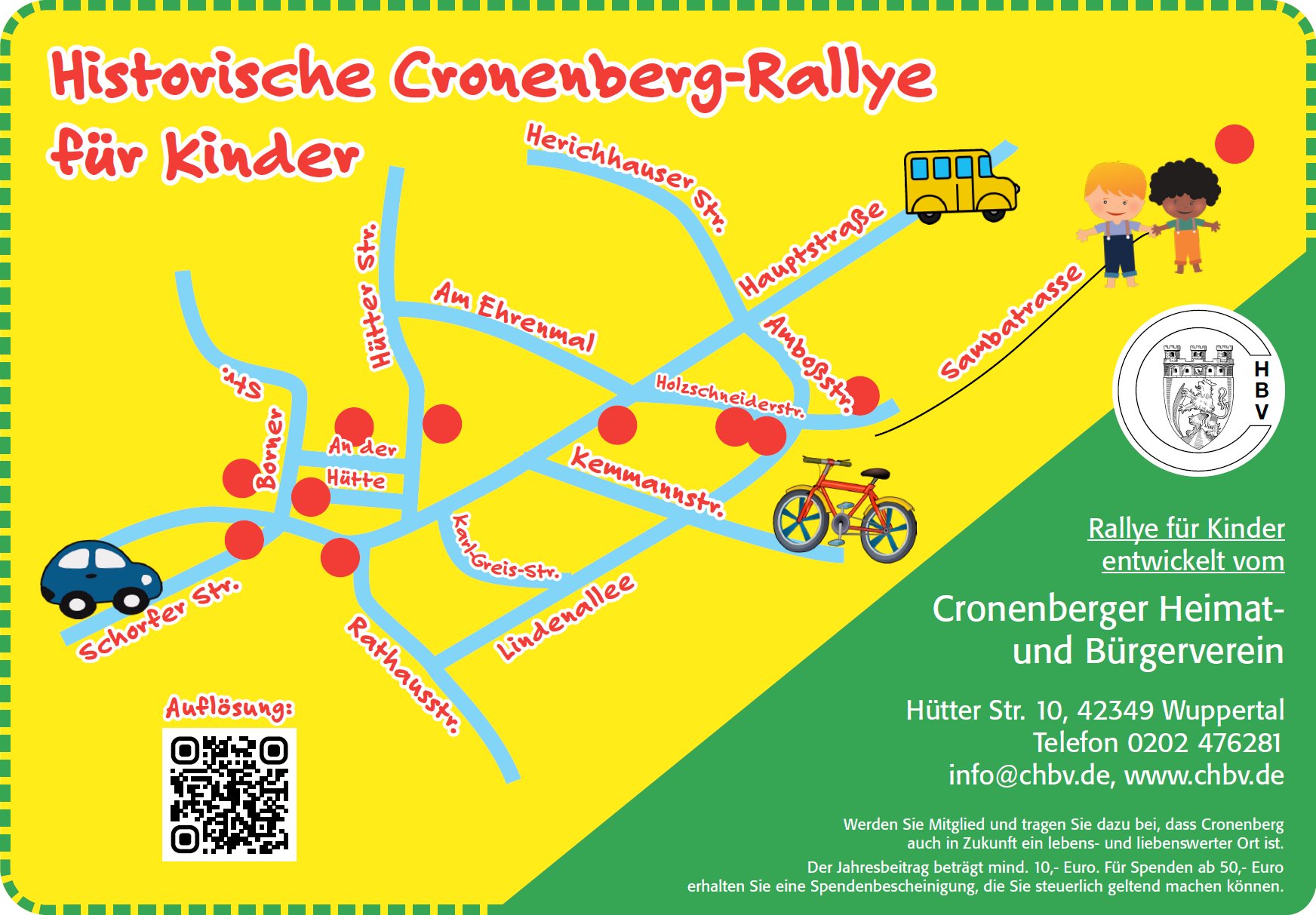 CHBV - Historische Cronenberg-Rallye für Kinder - Cronenberger Heimat ...