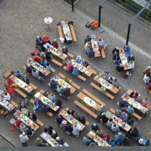 Foto auf Pop-up Biergarten