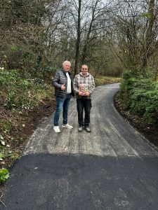 Radweg Übergabe Dankeschön