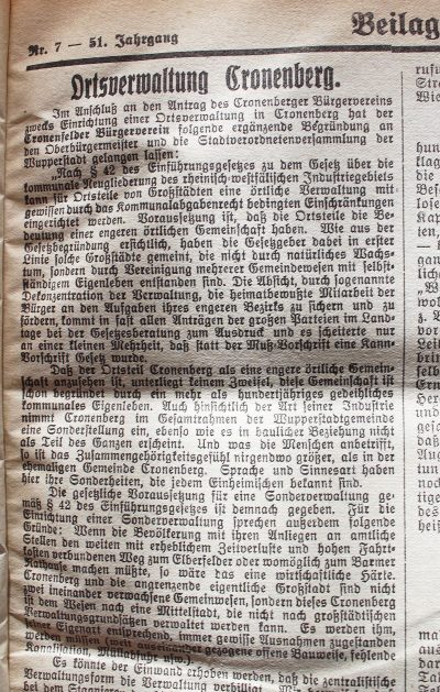 Forderung-nach-Ortsverwaltung-Cronenberg-13.01.1930